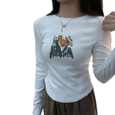 德绒打底衫女秋冬高级感时