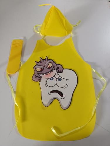 儿童牙细菌大战演出服幼儿绘本剧我的情绪小怪兽表演服装牙齿道具