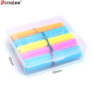 多奇计数棒儿童早教学具学生专用加减法小棒实心加长加粗盒装小棍