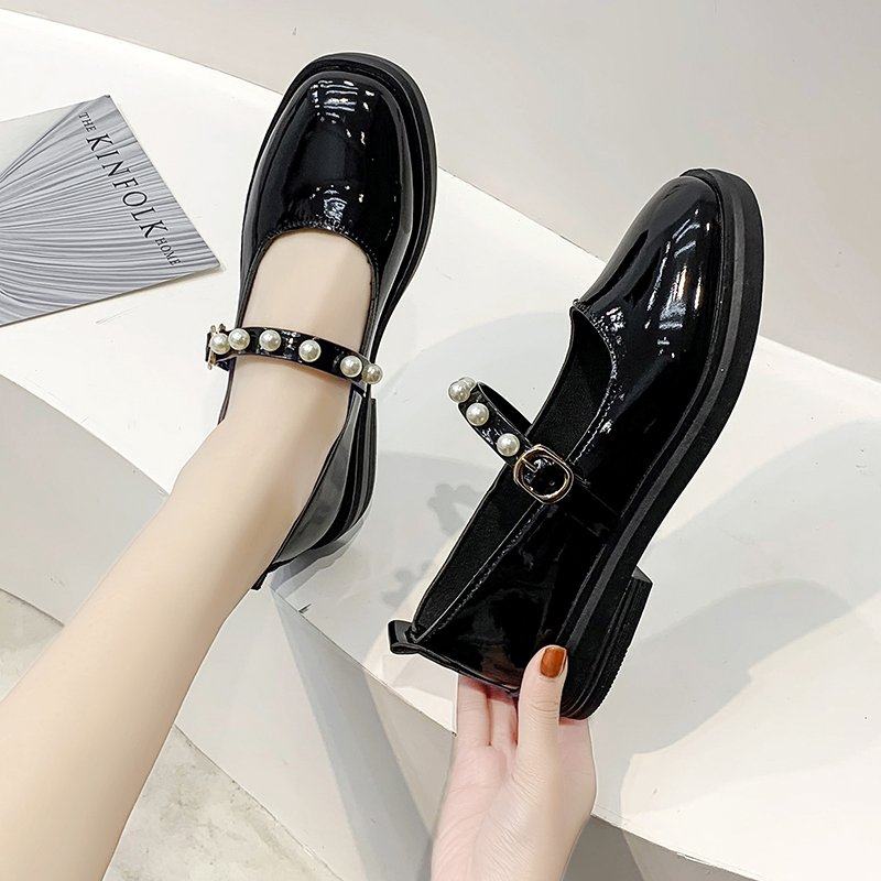 12-15-14-16岁大童黑色夏季小皮鞋小女孩演出高初中生透气娃娃鞋|ruв категории Женская обувь, низкий чистка - от Buy2taobao.com для оказания профессиональной услуги покупки агента Taobao