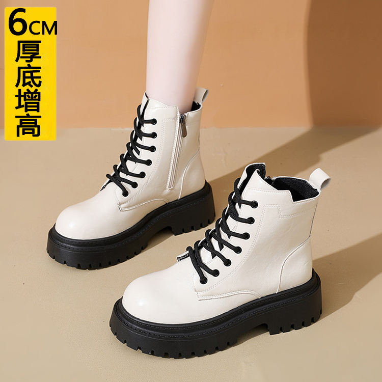 增高6CM小个子马丁靴女英伦风
