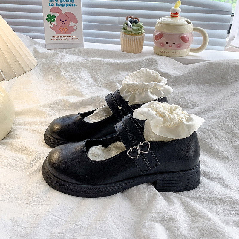 初中生小学生黑色小皮鞋女2025春季大童少女孩公主鞋合唱表演出鞋,女鞋,浅口单鞋,淘宝优惠券,粉丝福利购,淘宝优惠卷