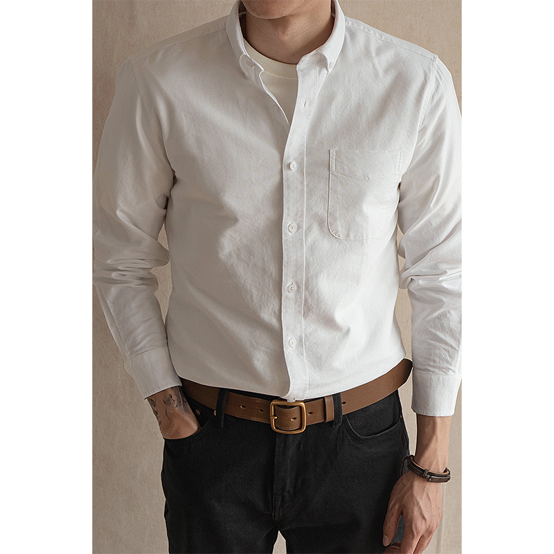 WooenRetro唔刃牛津纺衬衫