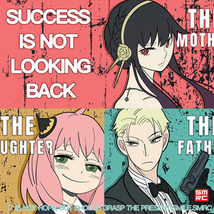 小众设计感t恤上衣 男女情侣装 间谍过家家联名SPY×FAMILY夏季 短袖