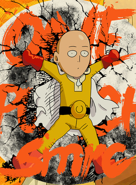 一拳超人onepunchman日系港风潮流长袖t恤男琦玉老师卡通印花卫衣