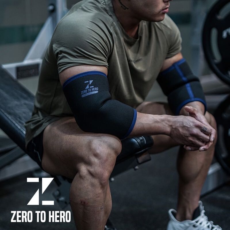 大力士器械训练硬拉卧推8mm护肘