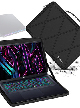 Smatree适用联想拯救者创世AI元启 18英寸宏碁acer掠夺者战斧18 游戏笔记本电竞本手提公文包内胆包硬壳保护