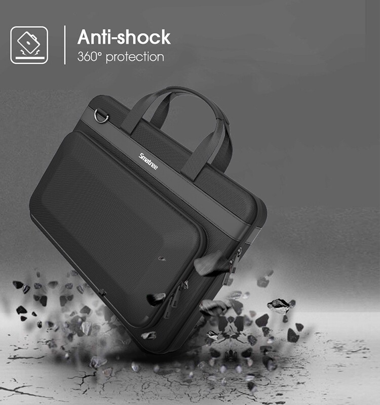 Smatree适用于2026新款AppleMacbook Air M4/M5 15/15.3寸笔记本电脑手提公文包硬壳保护单肩包通勤设计简约