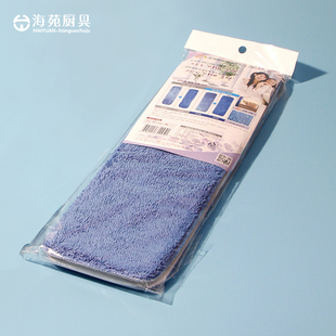 韩国进口替换布 家用擦地拖地抹布 idea拖把抹布配件拖布贴两个装