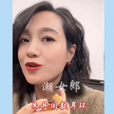 朱丹同款耳环耳钉推荐耳饰的修学旅行同款耳环