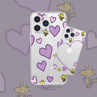 爱心胡士托Woodstock花生动漫iPhone17pro华为pura80mate70vivo小米17红米k80/OPPOreno14VIVOX300通用手机壳