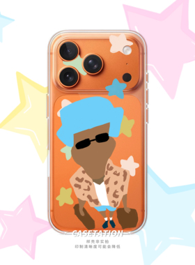 Tyler手绘专辑封面嘻哈透明iPhone17pro/华为pura80mate70/vivo小米17红米k80/OPPOreno14/VIVOX300手机软壳