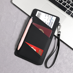 护照包多功能机票零钱收纳便携式轻薄出国旅行登机随身护照机票夹