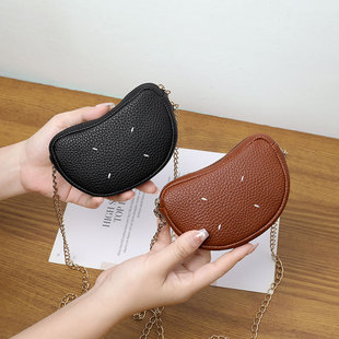 2026新款豌豆零钱包女士迷你便携小众钥匙口红收纳斜挎小包耳机包