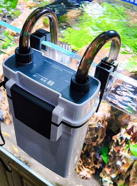 Fish tank filter wall mounted small external aquarium