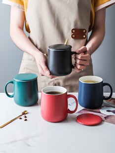 Mug large capacity household cup ceramic coffee milk cup
