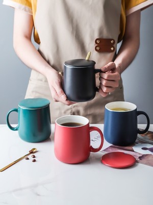 Mug large capacity household cup ceramic coffee milk cup