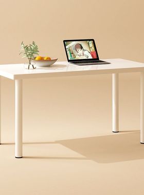 Student study desk white office computer table writing home