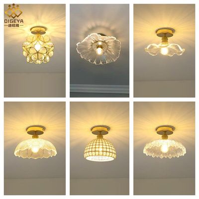 Corridor lights cloakroom bedroom glass ceiling lamp decorat