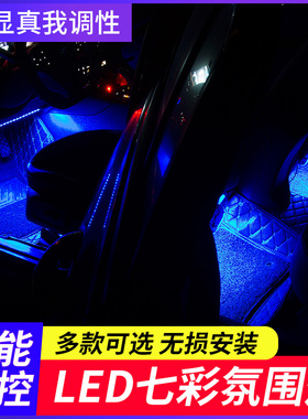 适用于雷克萨斯IS/CT200h/250/300LS460GX400LX570汽车内饰氛围灯