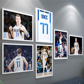 东契奇挂画哈登海报NBA挂画小牛独行侠Dončić照片墙 科比杜兰特