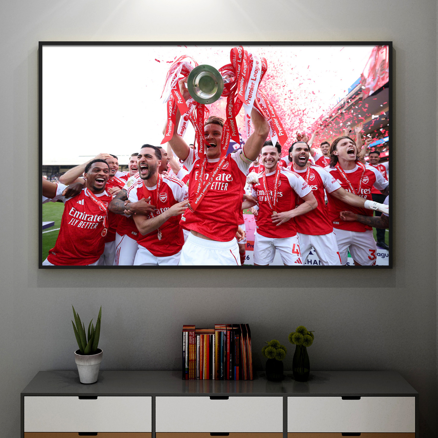 阿森纳2026英超冠军Arsenal海报 赖斯厄德高照片墙萨卡装饰挂壁画