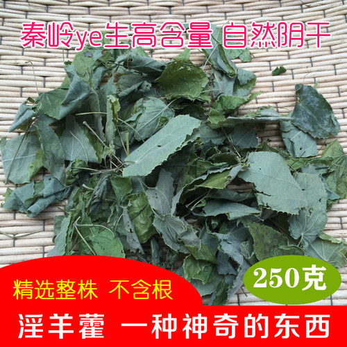 野生秦岭淫羊藿仙灵脾泡水中药材