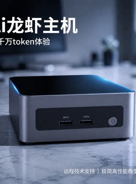 Ai龙虾主机迷你电脑主机高性能微型主机送token体验远程技术支持