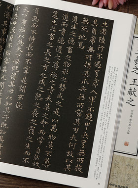 王羲之 王献之 历代名家小楷珍品 王羲之小楷书乐毅论 黄庭经 道德经 佛遗教经 王献之洛神赋十三行 二王小楷毛笔书法字帖二王书法