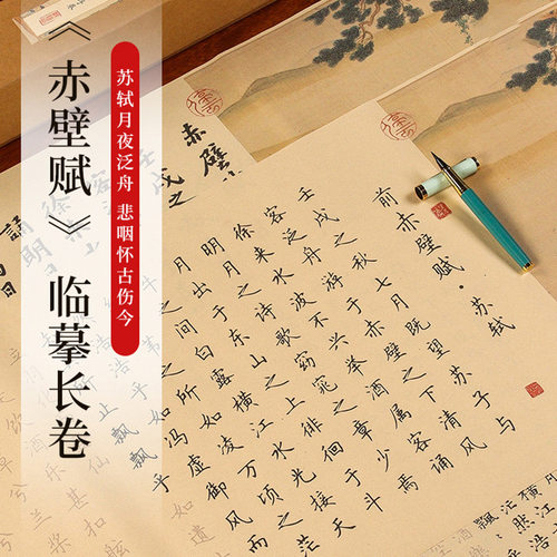 前后赤壁赋苏轼全篇临摹描红长卷