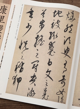 历代名家书法珍品 康里巎巎草书谪龙说卷草书张旭笔法卷行书杜秋娘图卷奉记贴 简体旁注 大家名家经典字帖 清晰原贴8开大本字帖