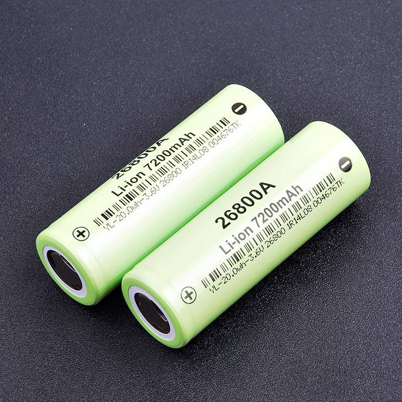 直销26800动力5C锂电池7000mAhA品足容量3.7v锂离子电池