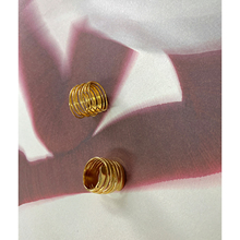 MARYME ACC 时髦线条 十条细线/七条多层缠绕粗线 复古戒指