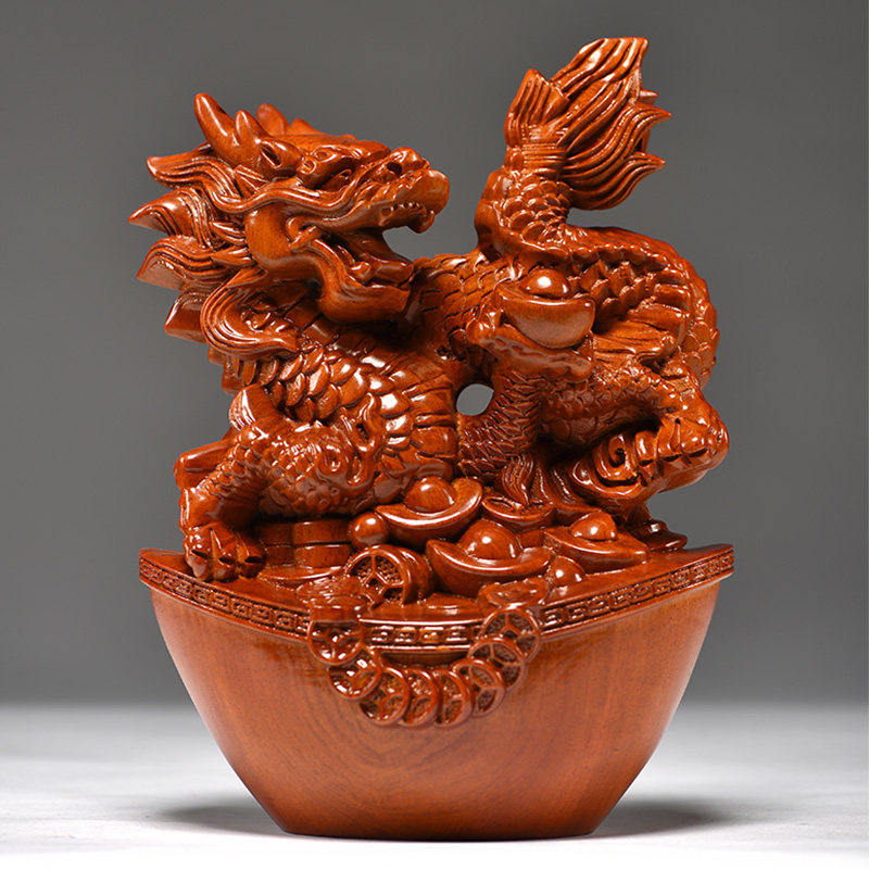 花梨木雕十二生肖摆件一套实木质鼠牛虎兔龙蛇马羊猴鸡狗猪工艺品,家居饰品,装饰摆件,淘宝优惠券,粉丝福利购,淘宝优惠卷