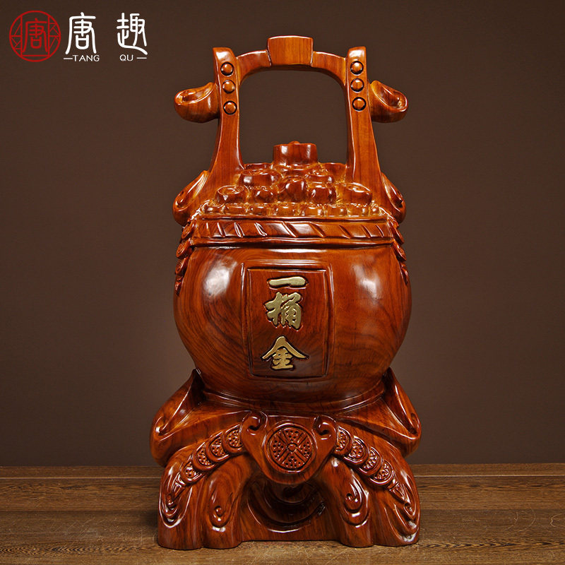 开业摆件实木雕刻工艺品