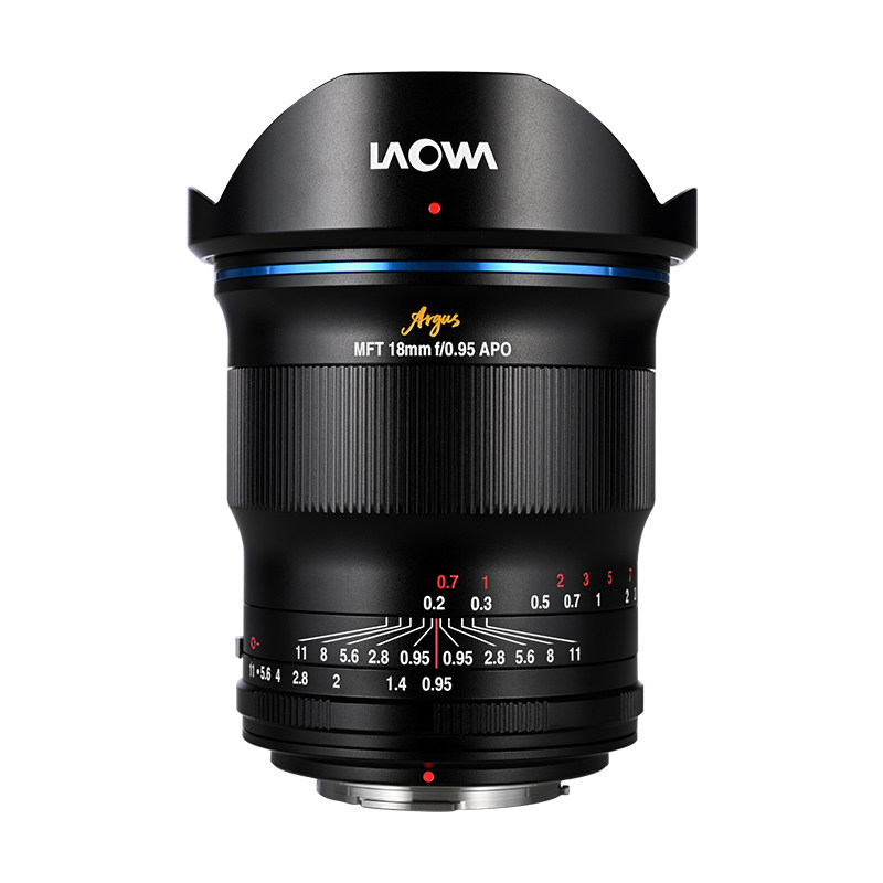 老蛙MFT18mm F0.95大光圈镜头M4/3 内对焦设计APO技术 等效约35mm