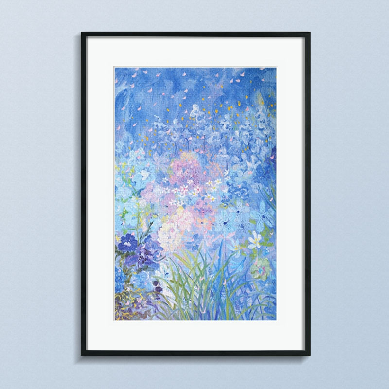 风景油画拼图框裱外框架铝合金简约窄边画框挂墙相框507075多规格