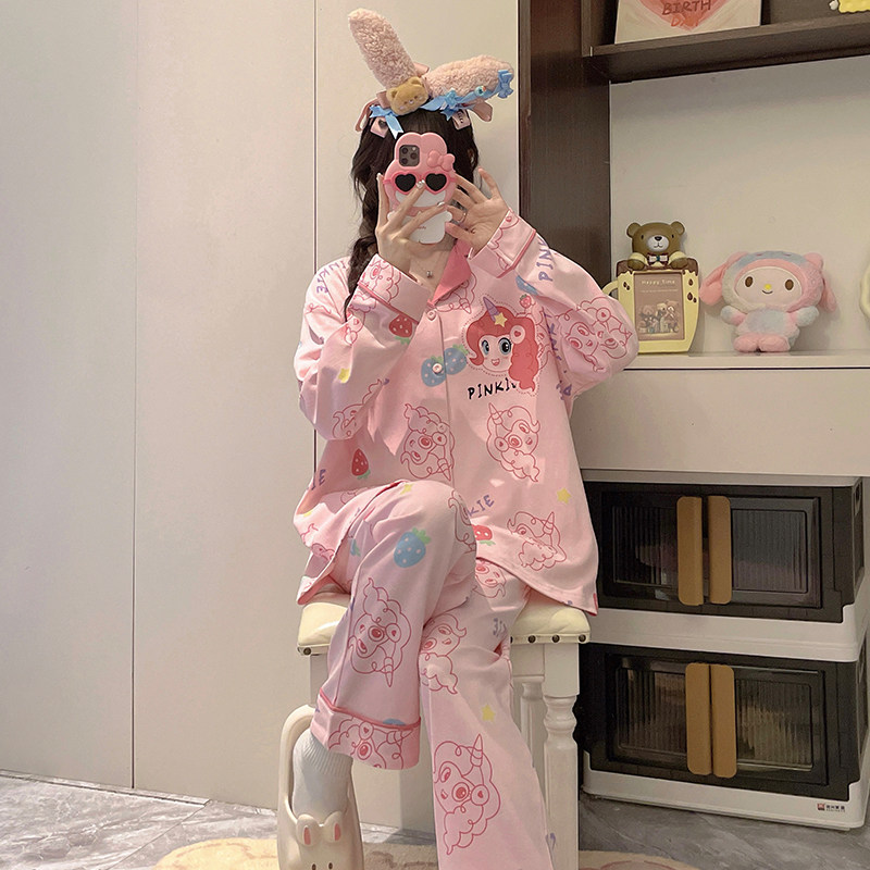 十六冬天睡衣春秋季纯棉儿童套头女童长袖女孩家居裤潮十岁家居服