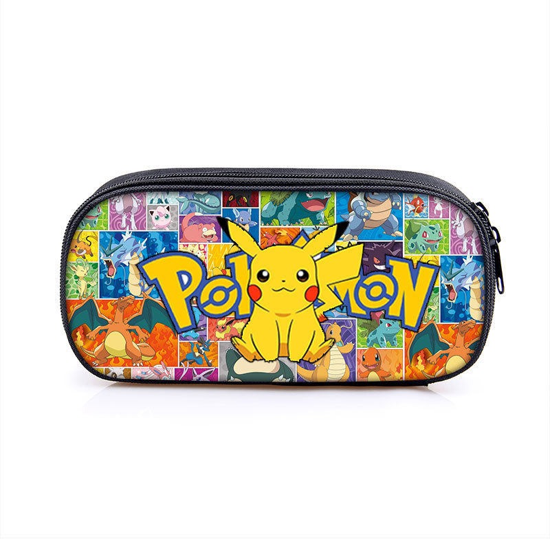 皮卡丘学生笔袋pokemon宝可梦