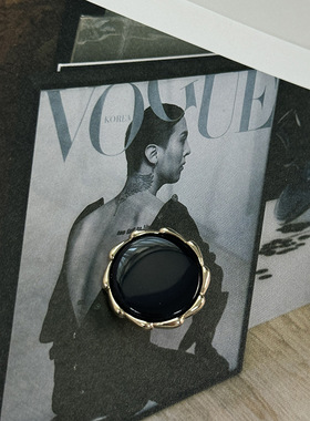 进口 太阳花黑白色纽扣金属服装辅料外套毛衣小香女大衣开衫扣