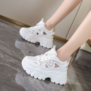 超火网红增高休闲运动鞋 ins爆款 潮202 女秋季 进口厚底炸街老爹鞋