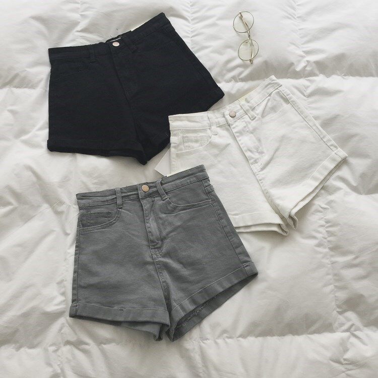 腰部女童牛仔裤牛仔短裤女高腰显瘦中长收腹大童女装小学生清新|msdalam kategori Butik wanita / wanita, seluar jeans - dari Buy2taobao.com untuk memberikan perkhidmatan ejen Taobao profesional membeli