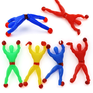 蜘蛛爬墙超人小粘性人稀奇古怪的整蛊创意好玩儿童玩具幼儿园礼品