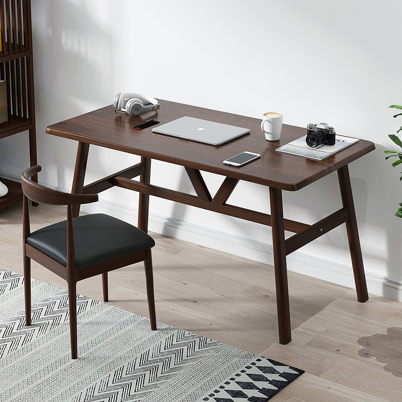 电脑台式桌卧室书桌简约家用学生租房学习写字办公桌椅组合小桌子