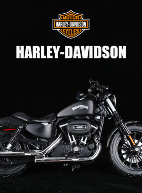 美驰图摩托车玩具模型合金哈雷1:12戴维森2014Sportster Iron 883