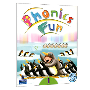 朗文培生英文原版进口少儿自然拼读 longman Phonics Fun 1-6级别学生用书+练习册幼少儿教材小学英语拼读寒暑假短期phonics学习
