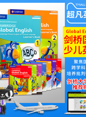 剑桥国际少儿英语教材 Cambridge Global English 1-9 starters预备级剑桥英语少儿版 在家自学启蒙YLE/KET/PET考试剑桥大学出版社