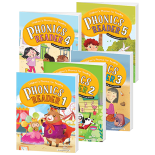 太空人点读版牛津自然拼读教材配套趣味绘本读物 Phonics Reader 自然拼读解码读物含小凡博士APP幼少儿英语自然拼读发音启蒙教材