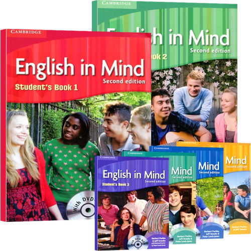 剑桥原版中学英语教材English In Mind Starter 1 2 3 4 5级别剑桥eim教材第二版英版入门级学生用书KET/PET考试英版小学6年级A1