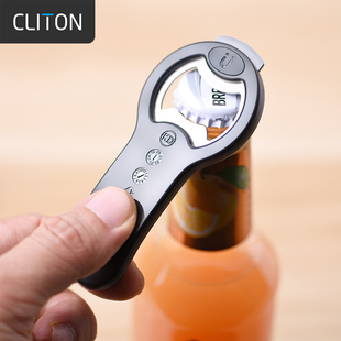 瓶起子冰箱贴个性 cliton啤酒开瓶器磁吸式 创意启瓶器便携开酒器